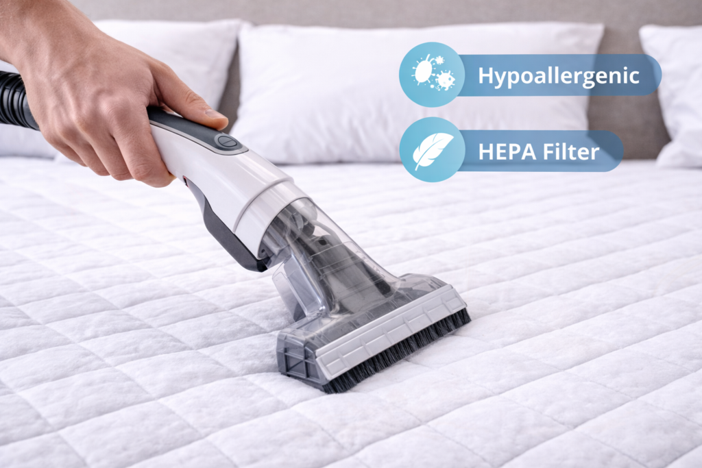 Top Allergy-Friendly Bedroom Cleaning Tips to Support Sleep Health 2 Allergy-Friendly Bedroom Cleaning