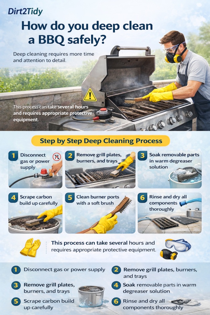 clean a barbecue in Australia