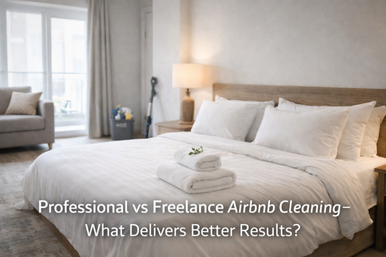 Airbnb cleaning company vs freelance cleaners
