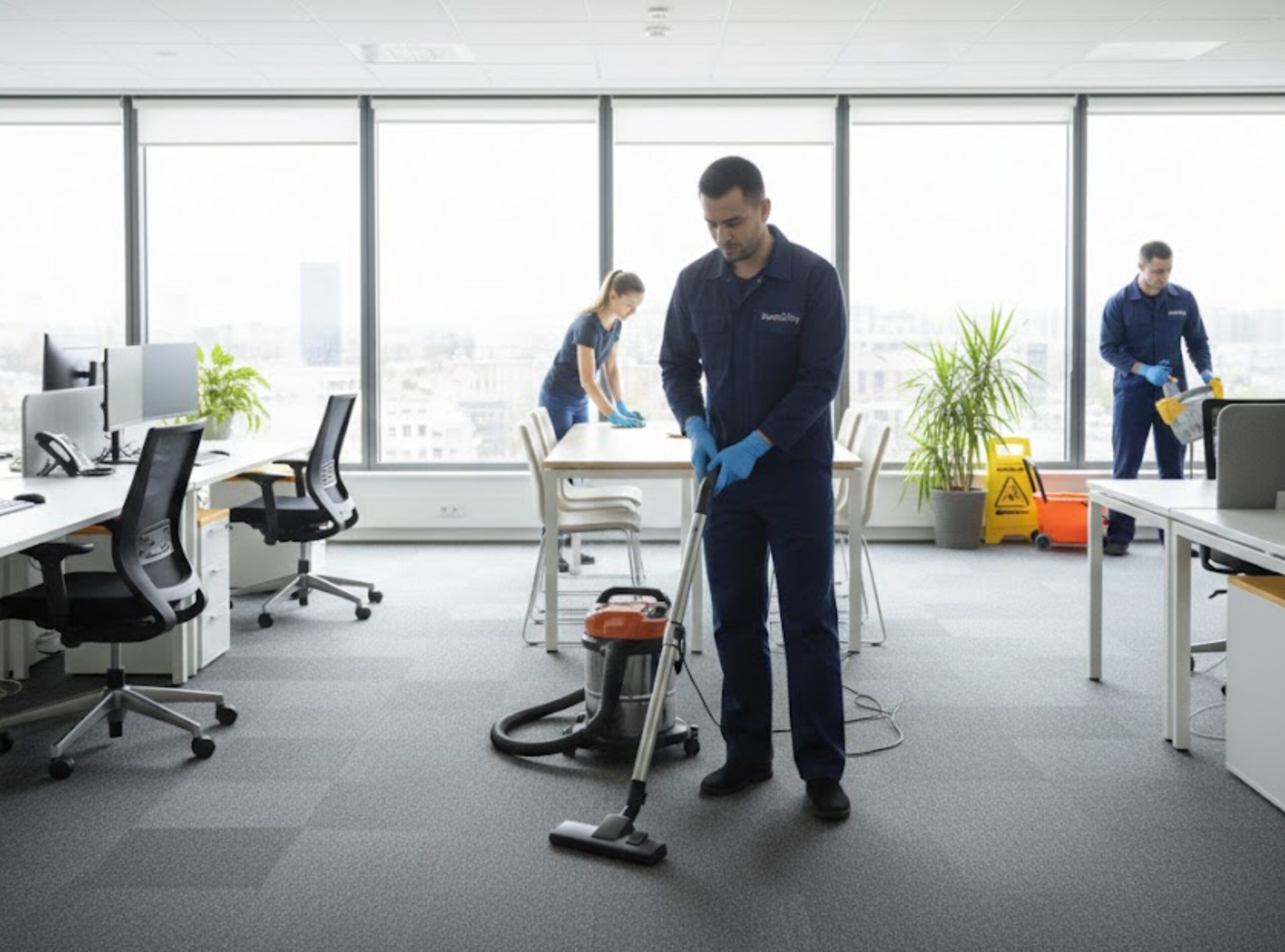 Book commercial cleaning services online