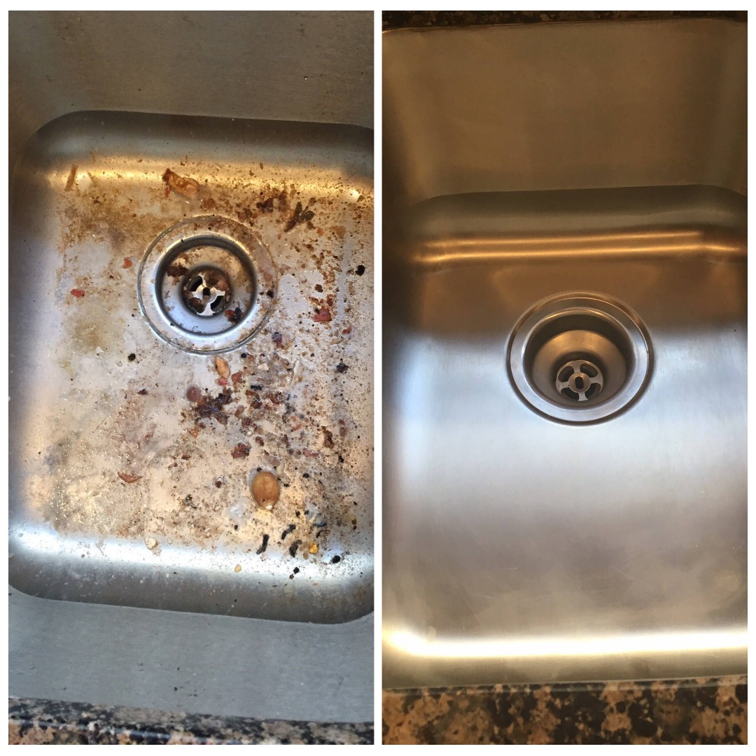 Sink cleaning