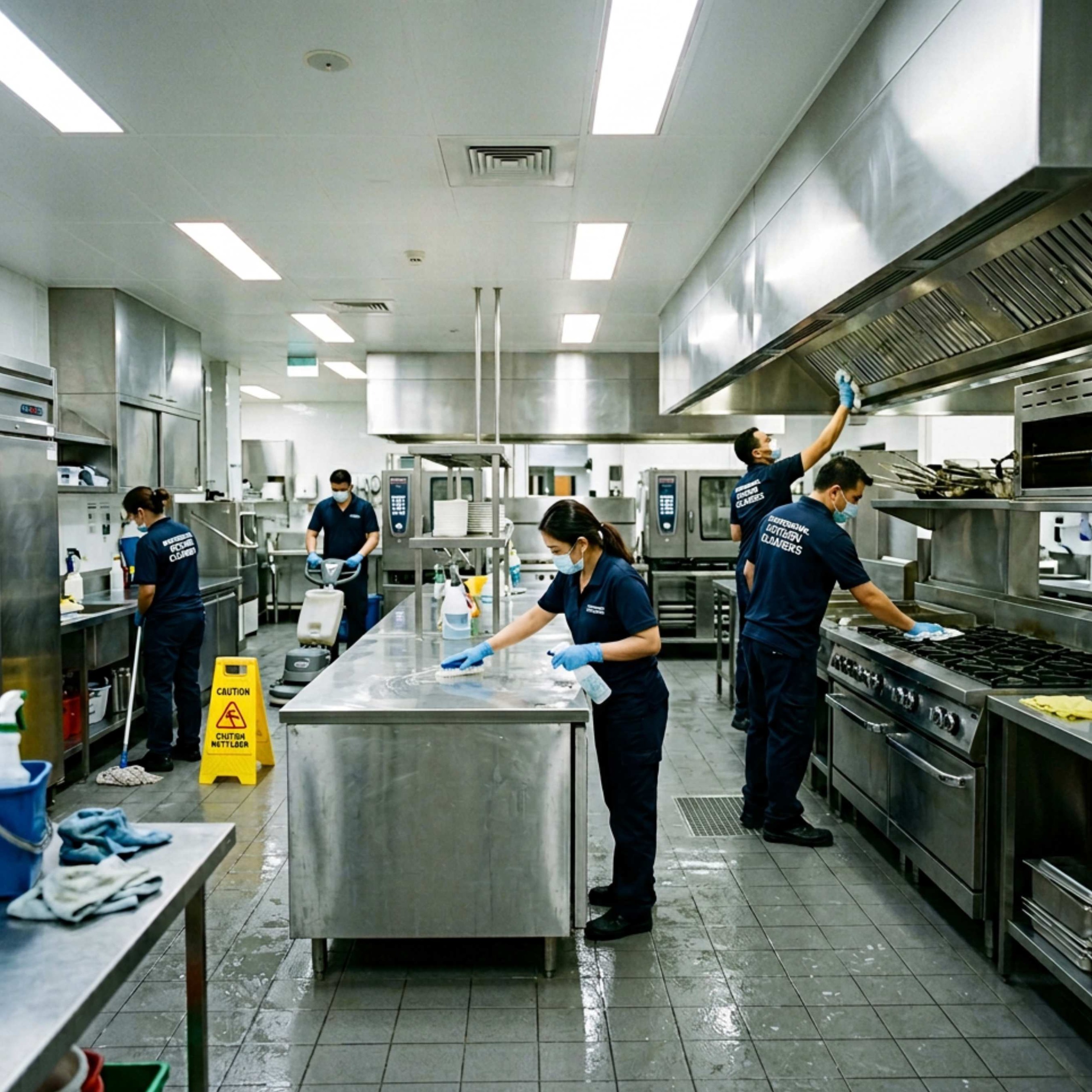 commercial kitchen cleaning