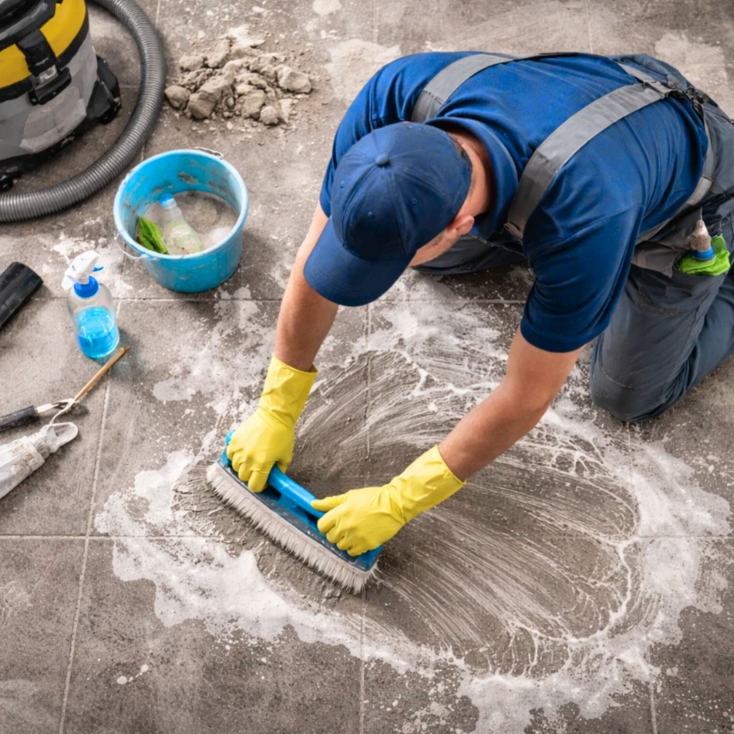 concrete dust removal