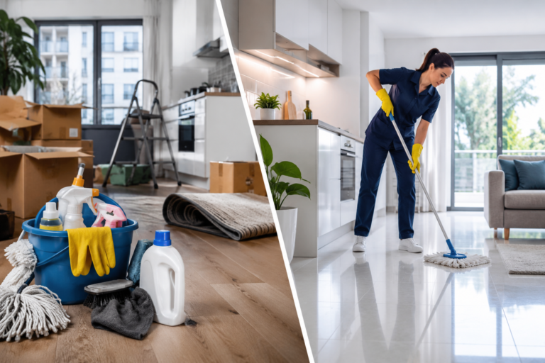 DIY move-out cleaning vs professional services